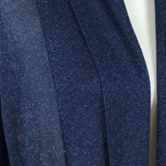 The Limited | Navy Blue Sparkly Cardigan - Picture 6 of 7